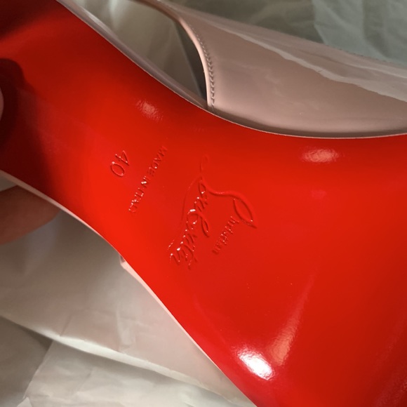 Christian louboutin hot chick $550 sling back 100 pink and yellow available - Picture 6 of 8